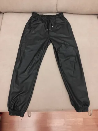 Pantalón Sport Polipiel Mujer