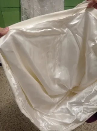 Vestido de Novia Blanco con Encaje