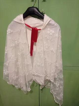 Vestido de Novia Blanco con Encaje