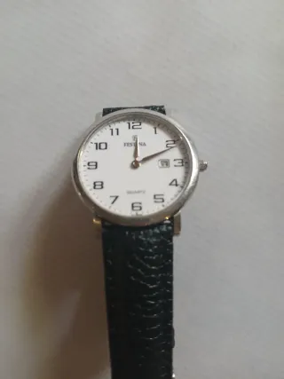 Reloj Festina Mujer Esfera Blanca Correa Negra