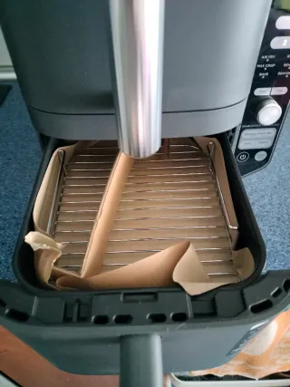 Freidora Ninja Doble Gris