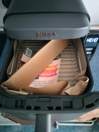 Freidora Ninja Doble Gris