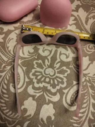 Gafas de sol para niña rosa y flores