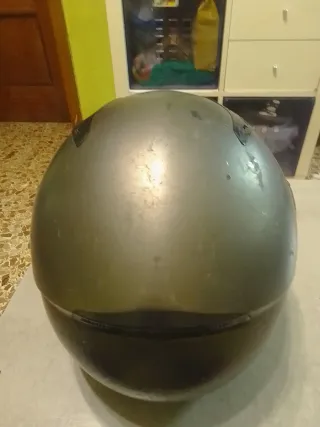 Casco de moto LS2 gris