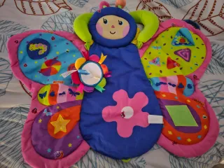 Manta de juegos mariposa para bebé