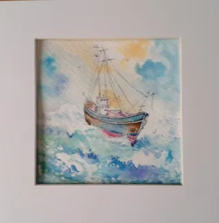 Dos acuarelas originales. Arte. Regalos.