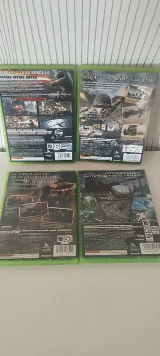 Pack 4 Juegos Call of Duty Xbox 360.#callofduty