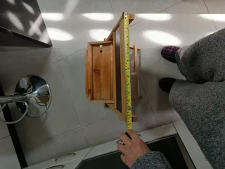 Escalera/Estantería para plantas de madera