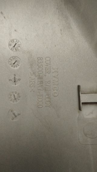 Cacha Derecha Kymco Super Dink 125 Gris