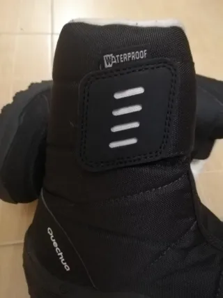 Botas de invierno negras, Talla: 34