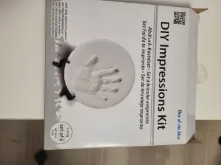 Kit Manualidades Huella Yeso DIY