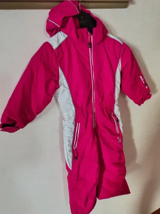 Tuta da neve bambina fucsia 3 anni 98cm