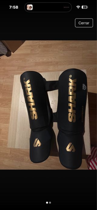 Espinilleras Boxeo Shark Power24