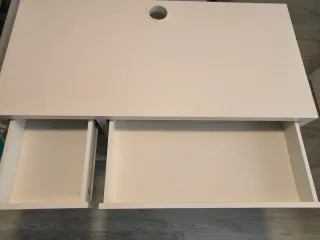 2x Escritorio MICKE Blanco 105x50x75 cm