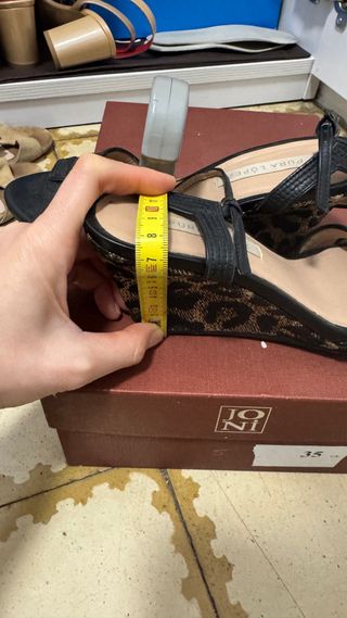 Sandalias Pura Lopez Tacón Negro