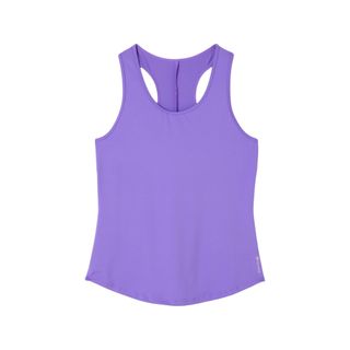 Camiseta Sin Mangas Fitness Cardio Mujer Morado