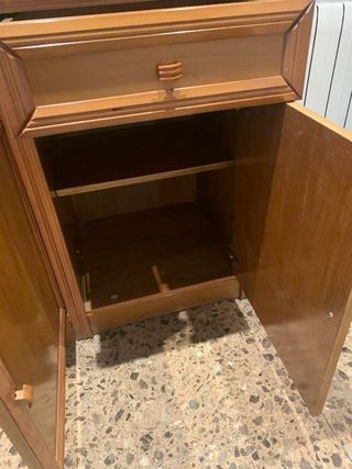 Mueble recibidor madera