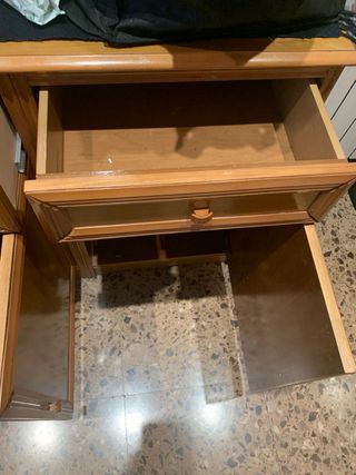 Mueble recibidor madera