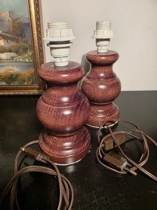 Coppia lampade vintage