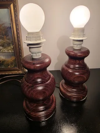 Coppia lampade vintage