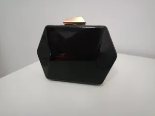 Bolso de fiesta negro y dorado