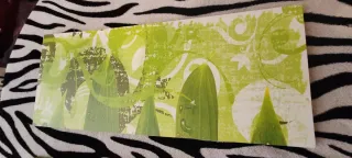 Cuadros decorativos hojas verdes