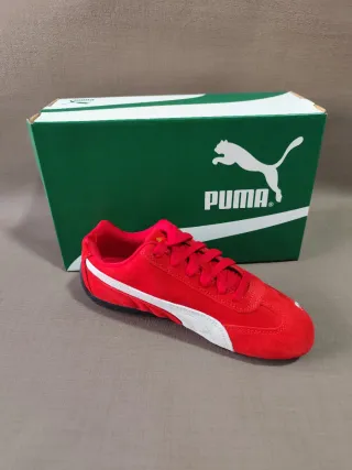 Zapatillas Puma Rojas y Blancas