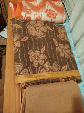 Mantas de cama de lana y forro polar