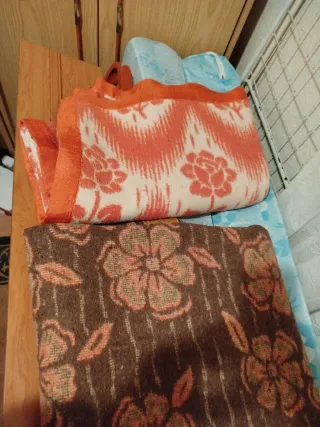 Mantas de cama de lana y forro polar