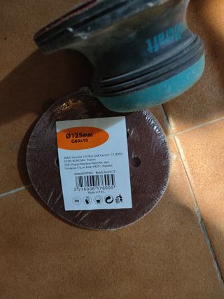 Lijadora Manual Velcro D125