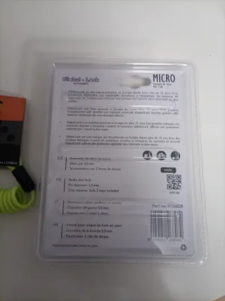 Pinza antirrobo moto