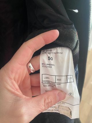 Abrigo Weekend Max Mara Verde Oscuro Talla 50