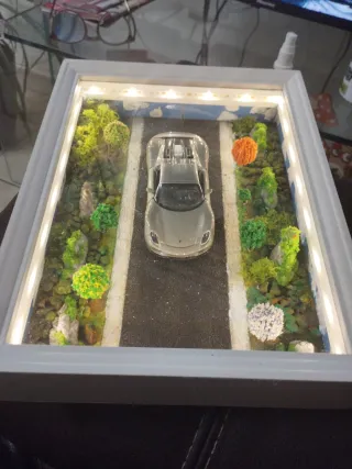 Diorama Porsche 918 Spyder