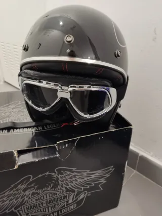 Casco Bell Custom Gafas Givi Harley Davidson