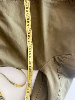 Parka Sisley verde oliva con capucha