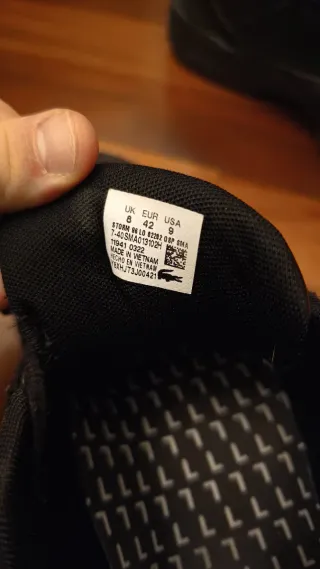 Zapatillas Lacoste Negras