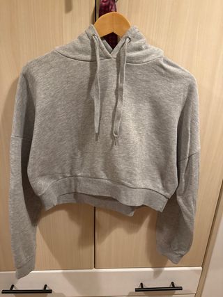 Sudadera gris Lefties talla M