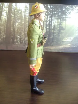 Figura Mayor Crüwell Afrika Korps 1/6 DID WW2