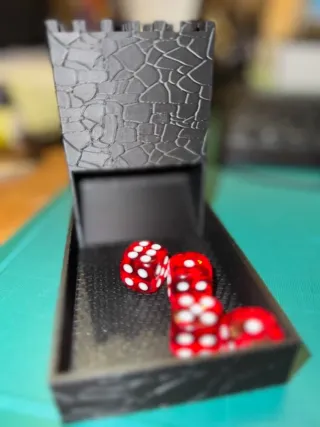 Torre para tirar dados Catan plegable