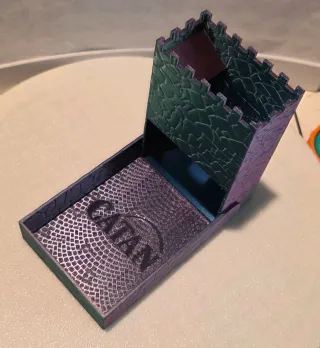 Torre para tirar dados Catan plegable