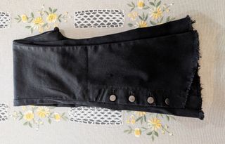 Pantalón vaquero negro campana mujer Talla S