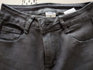 Pantalón vaquero negro campana mujer Talla S
