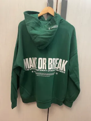 Sudadera H&M verde oversize