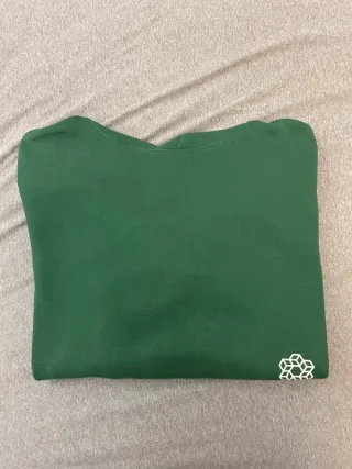 Sudadera H&M verde oversize