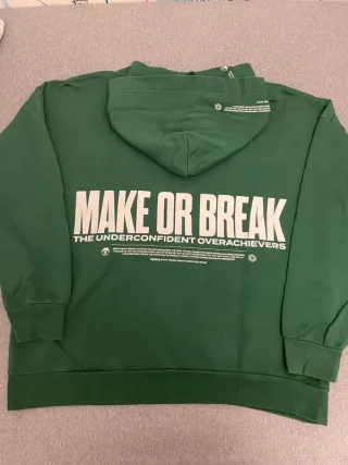 Sudadera H&M verde oversize
