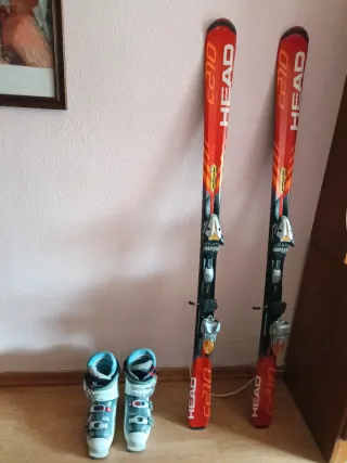 Esquís Head C210 con Botas y Bolsa