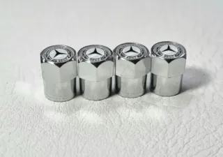 Mercedes 4 Tapones Valvula para Neumaticos Llantas