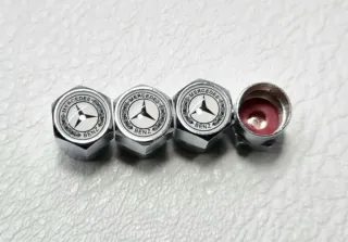 Mercedes 4 Tapones Valvula para Neumaticos Llantas