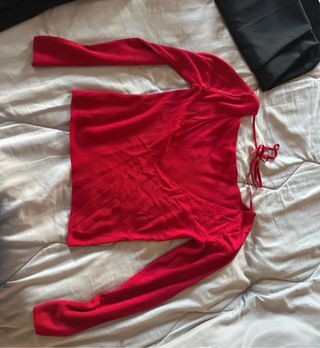 Maglione Sisley lana elegante rosso