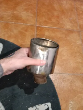 Cola de Escape Ovalada Cromada